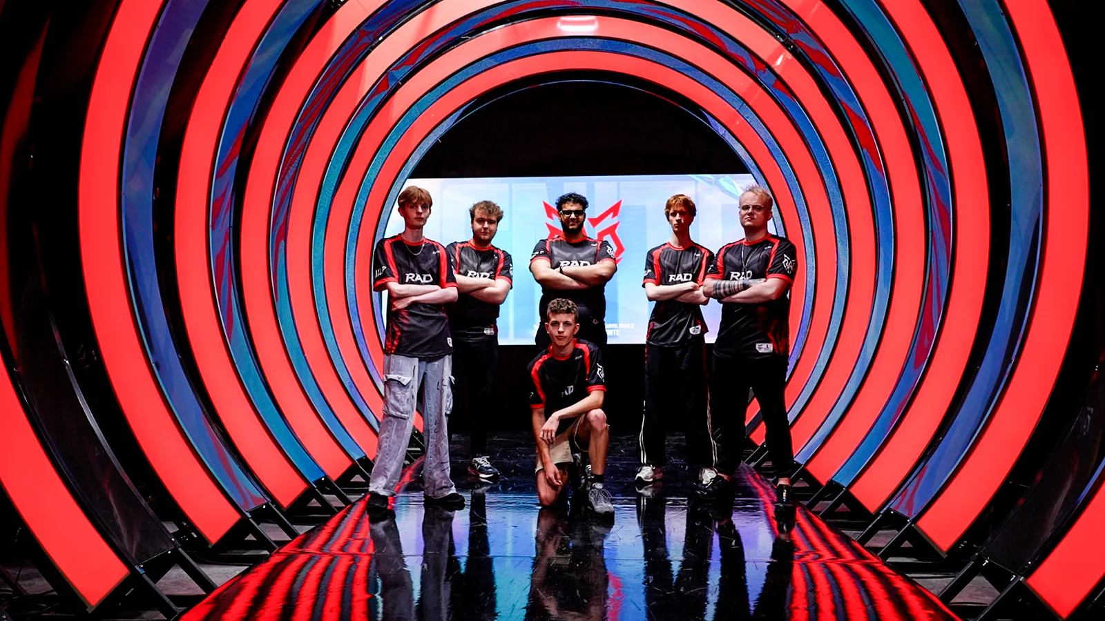 RAD team portrait on the Ignite stage